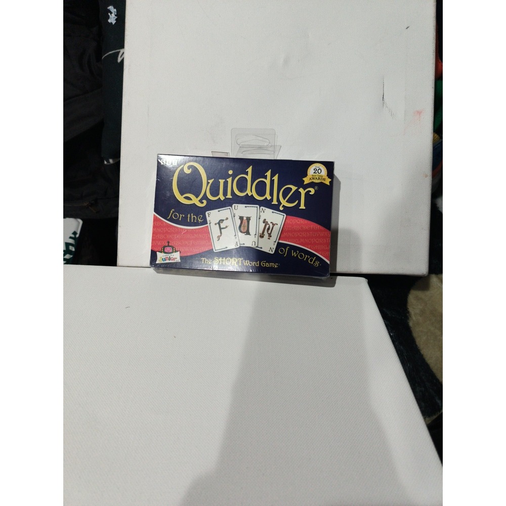 Quiddler Card Game, For The Fun Of Words, The Short Word Game, Sealed New in Box